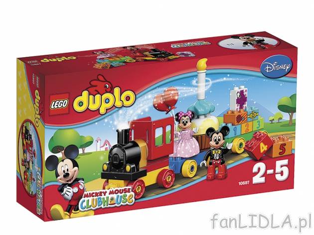KLOCKI LEGO DUPLO , cena 111,00 PLN za 1 opak. 
- Parada urodzinowa myszki Mickey ...