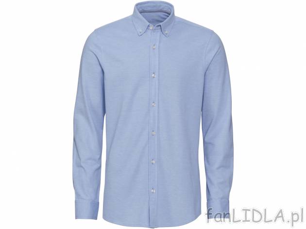 Męska koszula , cena 39,99 PLN 
- 100% bawełny
- rozmiary: M-XXL
- kołnierzyk ...