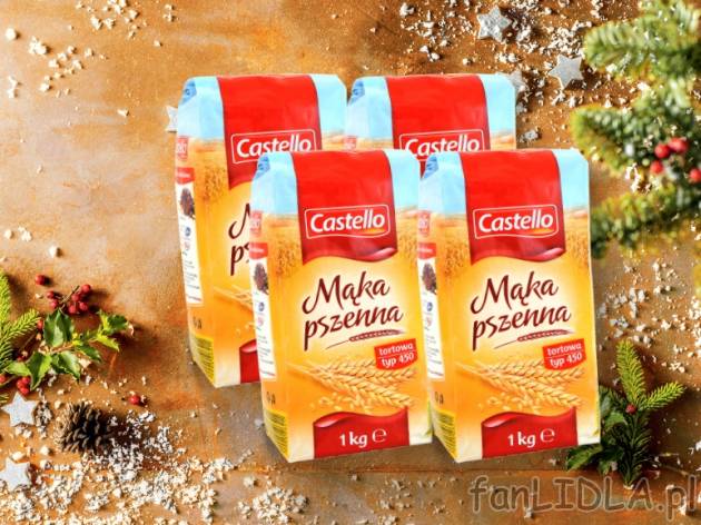 Mąka pszenna Typ 450, 4 sztuki , cena 4,00 PLN za 4x1kg, 1kg=1,00 PLN. 
- * cena ...