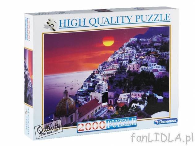 Puzzle 1500 lub 2000 elementów , cena 19,99 PLN za 1 opak. 
- różne wzory do ...