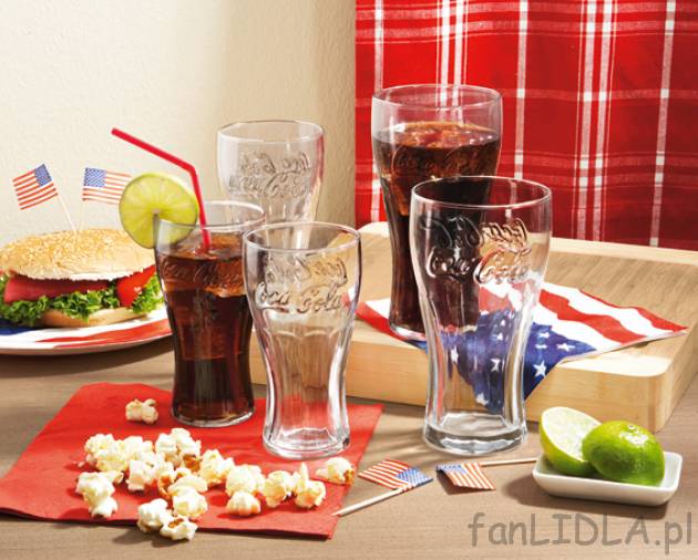 Szklanki Coca-Cola cena 12,99PLN 
- z miękkiej tkaniny, z dekoltem w szpic
- ...
