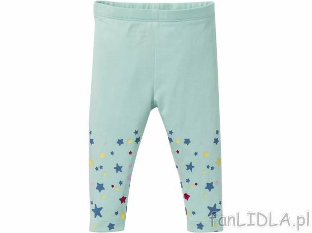 Legginsy , cena 6,99 PLN  
-  95% bawełny, 5% elastanu 
-  rozmiary: 74-92