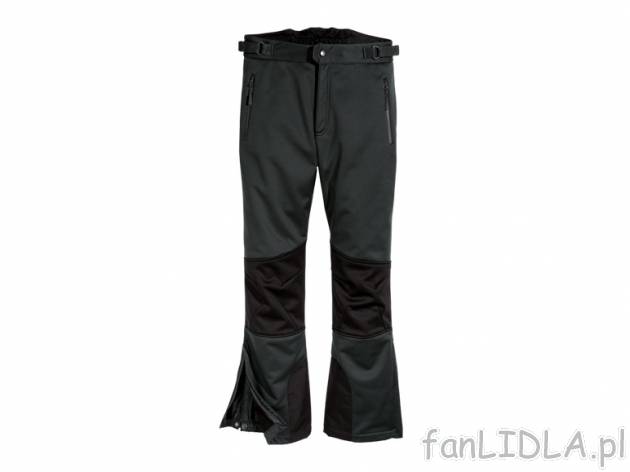 Spodnie narciarskie Softshell z membraną , cena 79,00 PLN za 1 para 
- wiatroszczelne ...