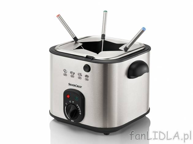 Frytkownica z fondue 840 W , cena 89,00 PLN za 1 szt. 
- 2 w 1 frytkownica i urzadzenie ...