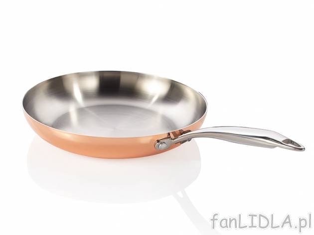Patelnia z powłoką miedzianą Ernesto, cena 119,00 PLN za 1 szt. 
- Innowacyjna ...