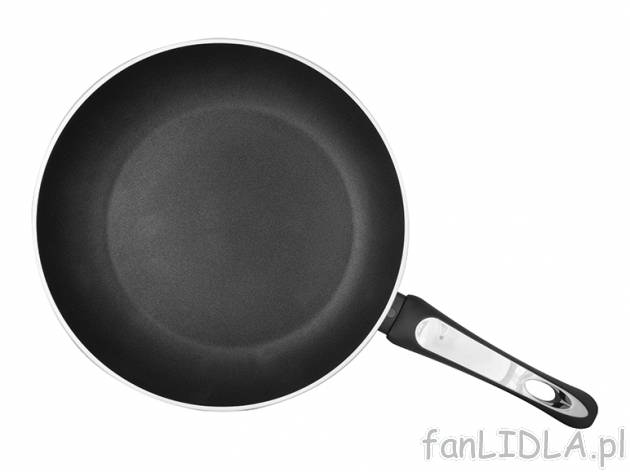 Indukcyjna patelnia 28 cm z Thermopoint , cena 99,00 PLN za 1 szt. 
- BALLARINI ...