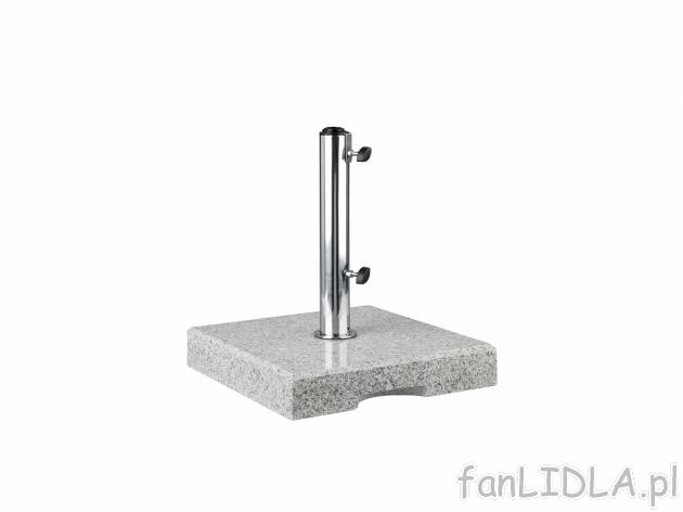 Granitowy stojak na parasol , cena 119,00 PLN 
- masywna podstawa z granitu o wadze ...
