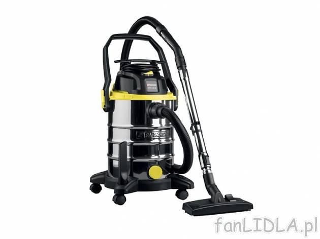 Odkurzacz do pracy na mokro i sucho 1400 W Parkside, cena 229,00 PLN za 1 szt. 
- ...