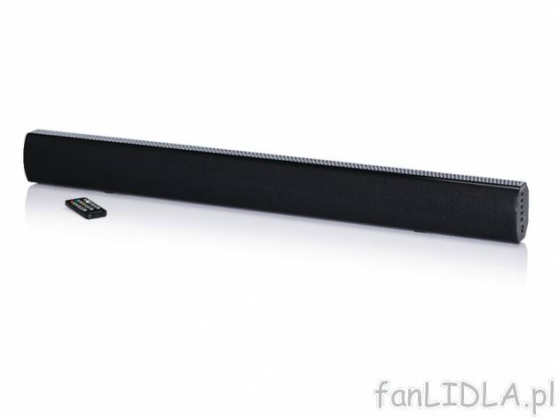 Głośnik stereo soundbar z Bluetooth &#174; i pilotem , cena 199,00 PLN za ...