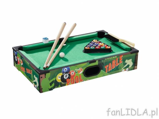 Minigry stołowe , cena 49,99 PLN za 1 opak. 
- bilard, piłkarzyki lub airhockey ...