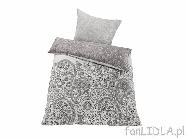 Dwustronna pościel satynowa 140 x 200 Meradiso, cena 65,00 PLN za 1 opak. 
- poszewka ...