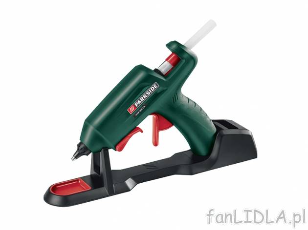 Pistolet do klejenia na gorąco 500 W Parkside, cena 44,99 PLN za 1 szt. 
- rozgrzewanie ...