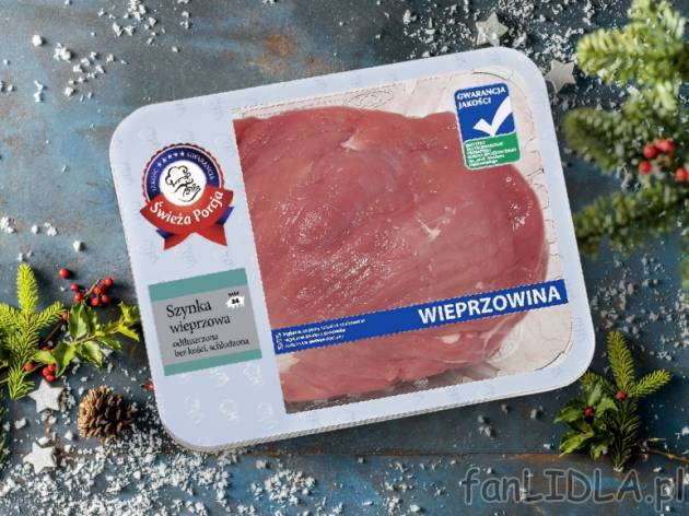 Świeża szynka wieprzowa , cena 13,99 PLN za 1 kg