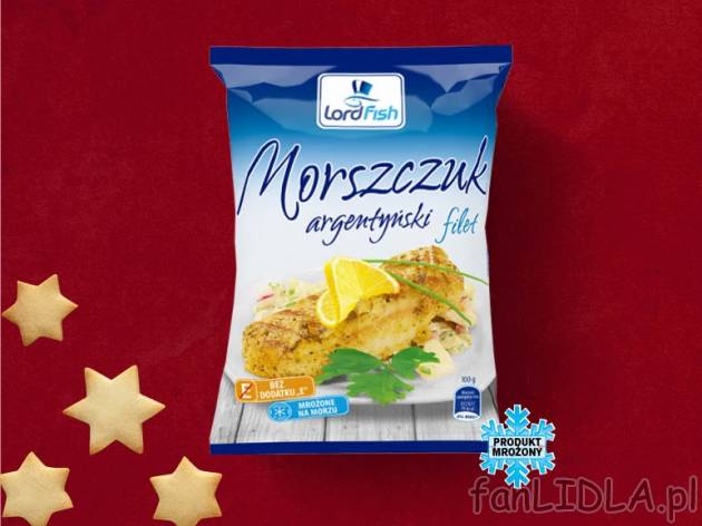 Filety z morszczuka argentyńskiego , cena 9,49 PLN za 500g/1 opak., 1kg=18,98 PLN.