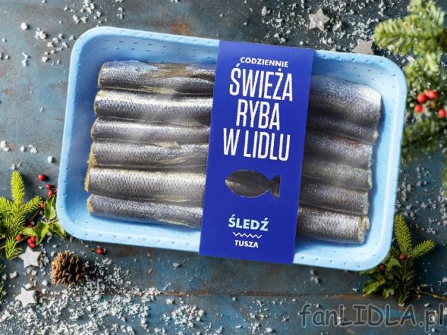Świeży śledź tuszka , cena 1,39 PLN za 100 g