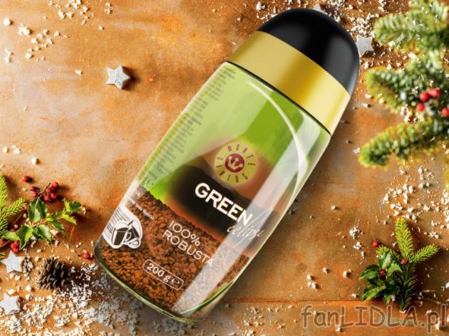 Kawa rozpuszczalna Green Eclipse , cena 12,45 PLN za 200 g/1 opak., 100g=6,23 PLN.