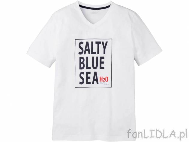 Koszulka do spania męska z wycięciem w serek, cena 12,99 PLN 
- rozmiary: M-XL
- ...