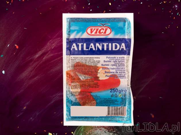 Surimi , cena 2,99 PLN za 250 g/1 opak., 100g=1,20 PLN.