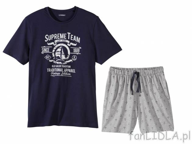 Piżama męska , cena 29,99 PLN  
-  rozmiary: M-XL