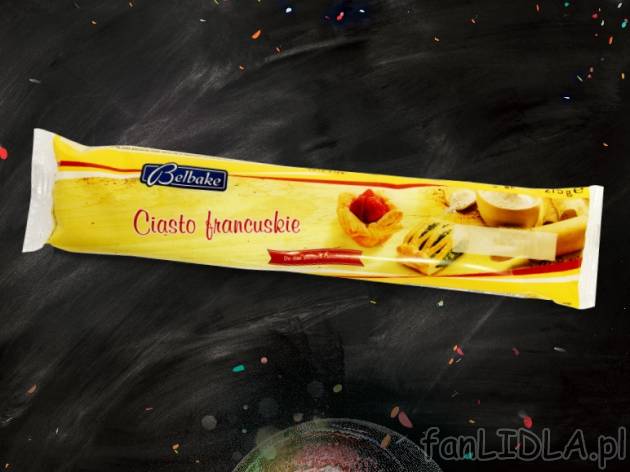 Ciasto francuskie , cena 2,49 PLN za 275 g/1 opak., 1kg=9,05 PLN.