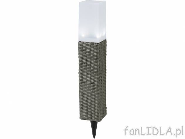 Lampa solarna LED , cena 39,99 PLN 
- 4 wytrzymałe diody LED o białym świetle
- ...