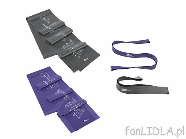4-częściowy zestaw taśm fitness , cena 25,99 PLN za 1 opak. 
do kształtowania ...