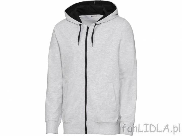 Bluza dresowa z kapturem męska , cena 39,99 PLN 
- rozmiary: M-XL
- z miękkiej ...