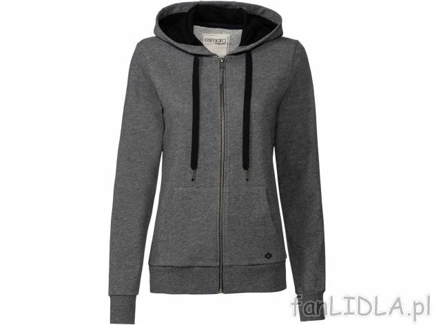 Bluza dresowa z kapturem damska , cena 39,99 PLN 
- rozmiary: XS-L
- z miękkiej ...