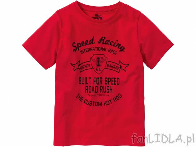 T-shirt młodzieżowy , cena 7,99 PLN  
-  100% bawełny
-  rozmiary: 122-152