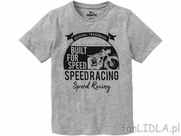 T-shirt młodzieżowy , cena 7,99 PLN  
-  100% bawełny
-  rozmiary: 122-152