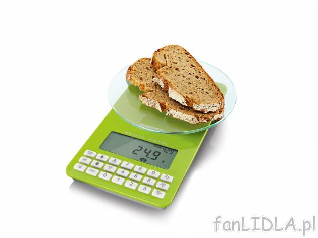 Waga analizująca wartości odżywcze , cena 49,99 PLN za 1 szt. 
- z wartościami ...