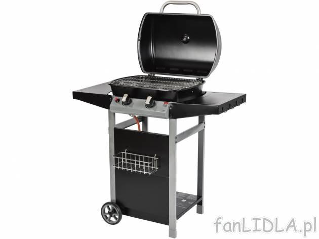 Grill gazowy , cena 399,00 PLN 
- wymiary: 101 x 101 x 51 cm
- kółka ułatwiające ...