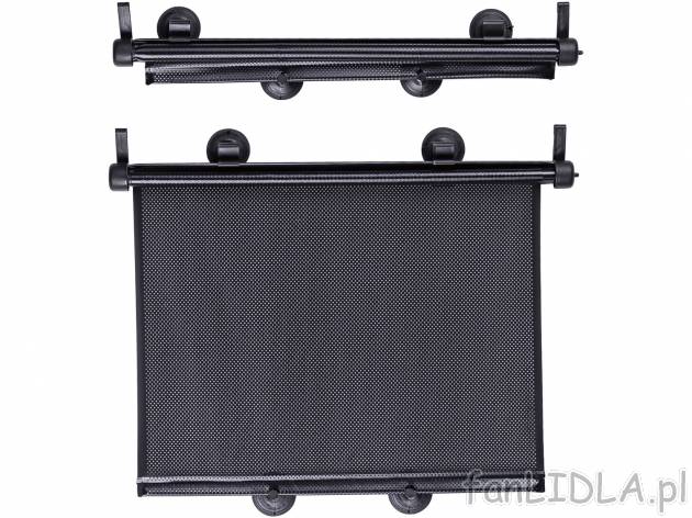 Rolety przeciwsłoneczne, 2 szt. , cena 19,99 PLN 
- 43 x 52 cm
- rozwijana bezstopniowo ...