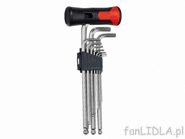 Zestaw 10 kluczy imbusowych Powerfix, cena 19,99 PLN za 1 opak. 
- z wysokiej jakości ...
