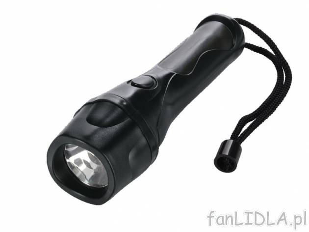Latarka LED , cena 14,99 PLN za 1 szt. 
- obudowa (IP44) odporna na uderzenia i ...