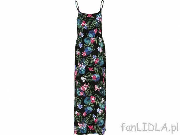 Sukienka maxi , cena 39,99 PLN 
- rozmiary: XS-L
- regulowane ramiączka
- długie ...