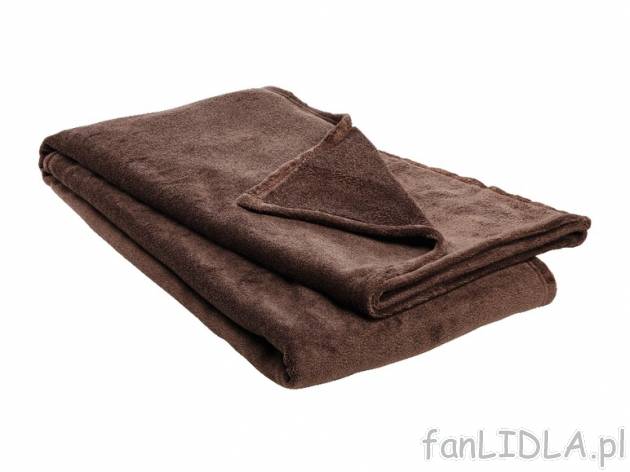 Koc z mikrowłókna 150 x 200 cm Meradiso, cena 39,99 PLN za 1 szt. 
- 4 kolory ...