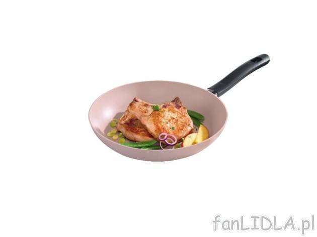 Kuta patelnia aluminiowa z powłoką ceramiczną śred. 24 cm Ernesto, cena 44,99 ...