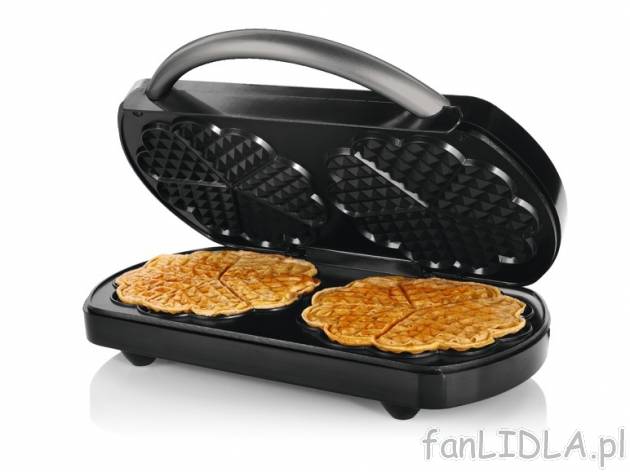 Podwójna gofrownica 1200 W , cena 89,90 PLN za 1 szt. 
- masywna płyta do pieczenia ...