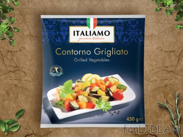 Grillowane warzywa , cena 5,99 PLN za 450g/1 opak., 1kg=13,31 PLN.