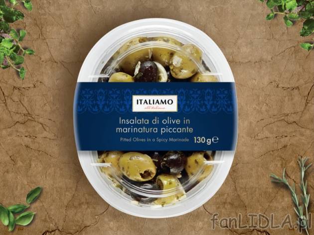 Włoskie antipasti , cena 5,99 PLN za 130/140/150g/1 opak., 100g=4,61/4,28/3,99 PLN.