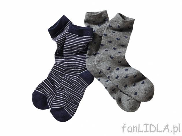 Skarpetki 2 pary Esmara, cena 11,99 PLN za 2 pary 
- rozmiary: 35-42 
- 2 zestawy ...