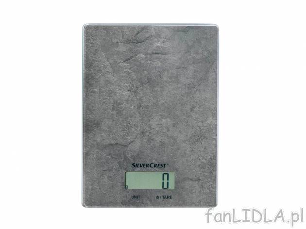 Waga kuchenna , cena 24,99 PLN 
- ok. 14,5 x 1,65 x 20 cm  (szer. x wys. x gł.)
- ...
