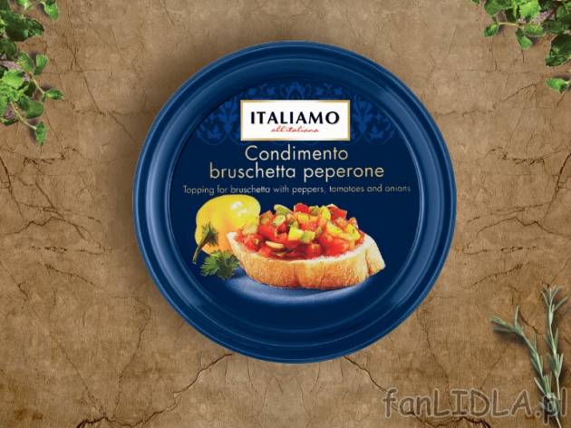 Bruschetta , cena 3,99 PLN za 150 g/ opak., 100g=2,66 PLN.