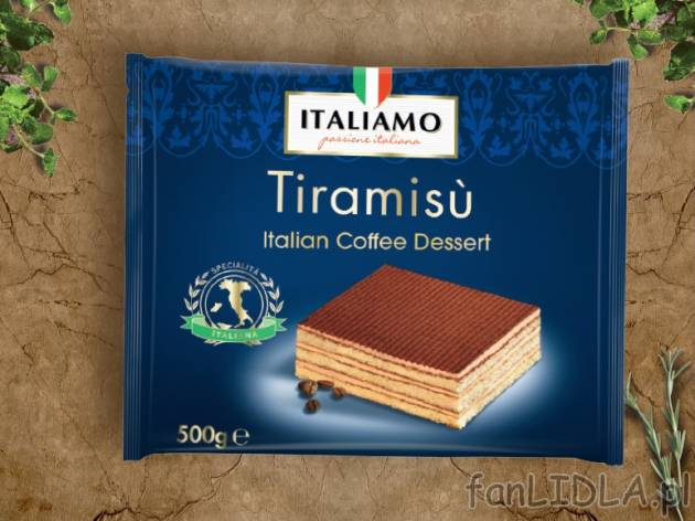 Tiramisu , cena 8,99 PLN za 500g/1 opak., 1kg=17,98 PLN.