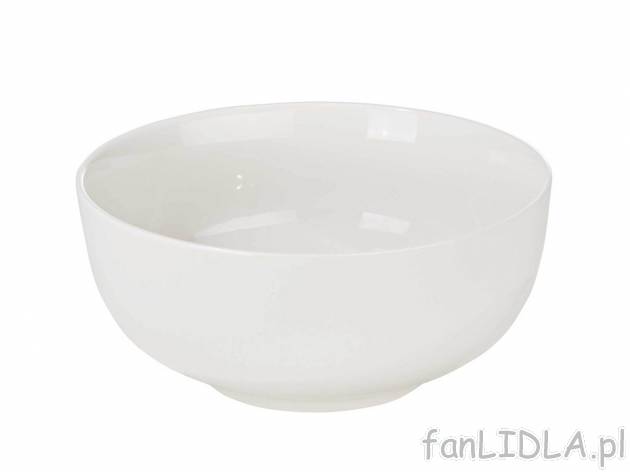 Miska z porcelany , cena 22,99 PLN  
-  przystosowane do zmywarki i kuchenki mikrofalowej