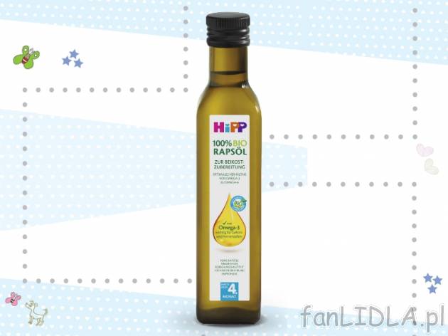 Olej rzepakowy BIO , cena 9,99 PLN za 250 ml/1 opak., 100ml=4,00 PLN.