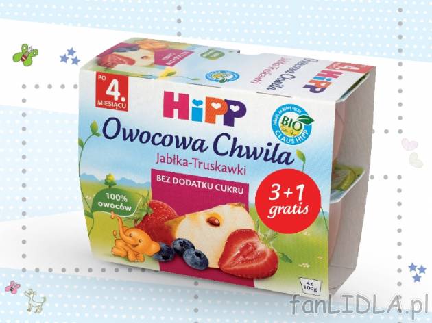 Kaszka mleczna lub Owocowa Chwila BIO , cena 6,99 PLN za 3x100 g+100 g gratis/ 1 ...