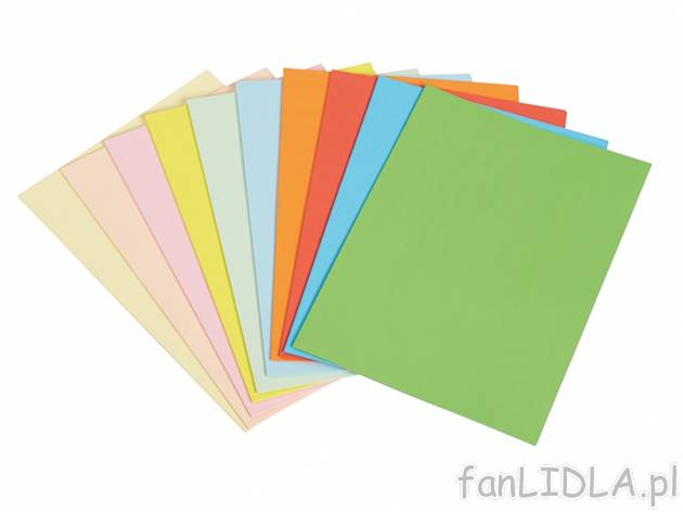 Papier kolorowy A4 200 arkuszy United Office, cena 14,99 PLN za 1 opak. 
- w 10 ...