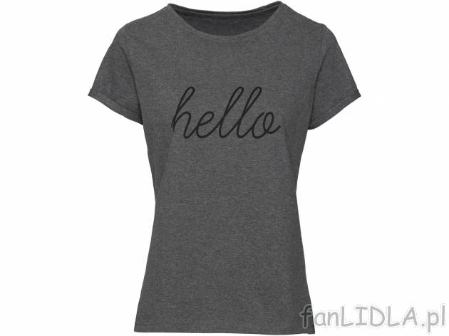 T-shirt , cena 19,99 PLN 
- 95% bawełny,  5% elastanu (Creora®)
- rozmiary: ...